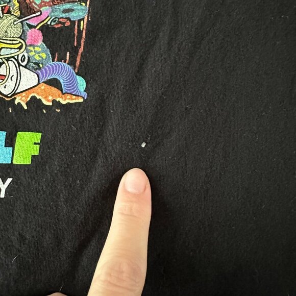 Meow Wolf Women size small Origin Story Graphic Short Sleeve TShirt Black Cotton - Picture 4 of 6